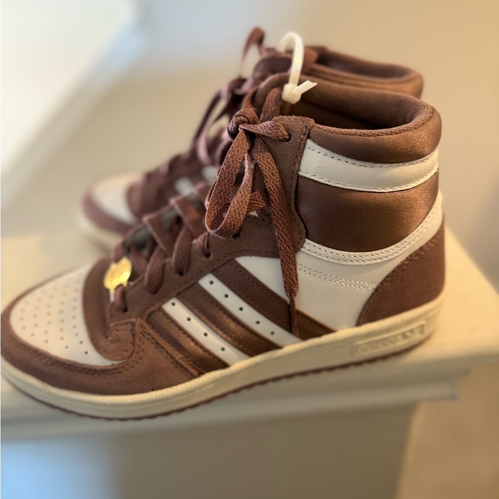 Adidas Originals Top Ten RB White/Mauve Athletic Shoes Women's Size 6.5